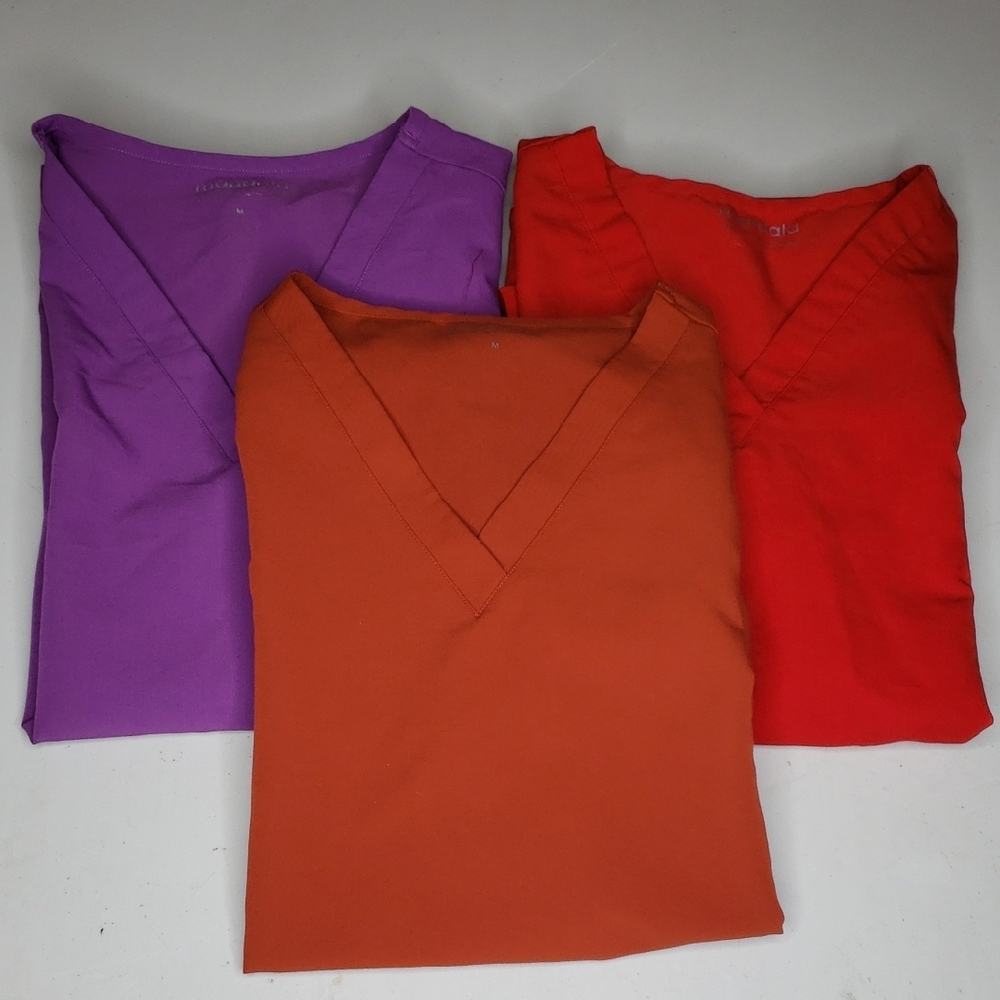 Mandala Bundle Nursing Scrub Tops Only Size M Workwear Comfort Medical Field